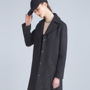 The Arrivals Meier Minimal Wool Coat